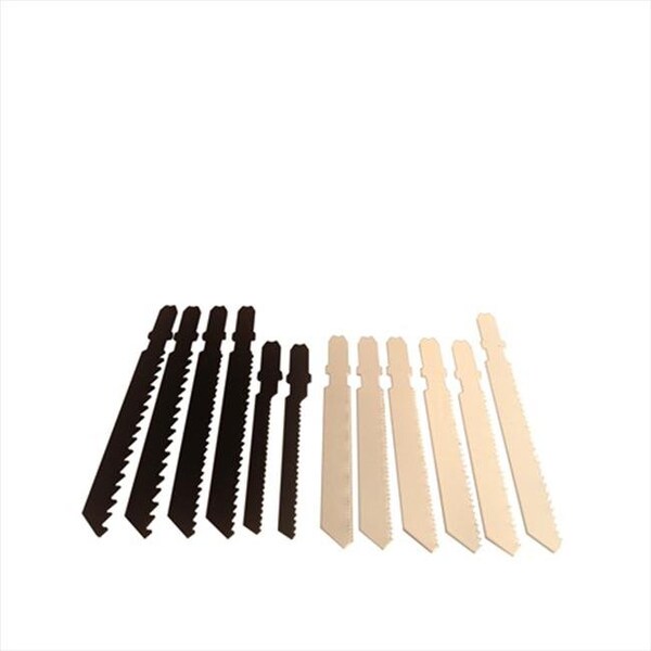 Disston 6442 Blu-Mol Xtreme Wood & Metal Cutting Carbon-Bi-Metal Fit-Al Jig Saw Set; 12 Pieces 6442 - main
